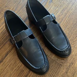 Everlane t-strap loafers